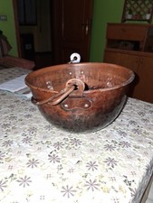 Porta Vaso In Rame Paiolo