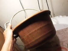 ANTICO PAIOLO IN RAME MANICO