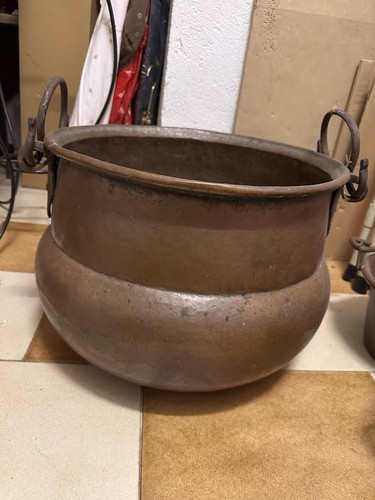 Paiolo pentola antica - antica, in