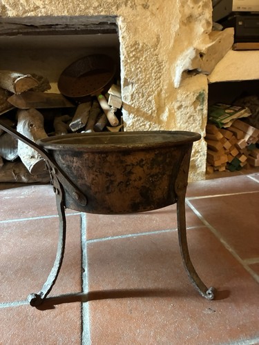 Pentolame rame paiolo con - rame,