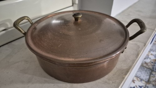 Antica casseruola rotonda - rotonda, in