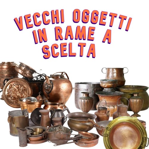 Antico bracieri rame ottone - antico, in